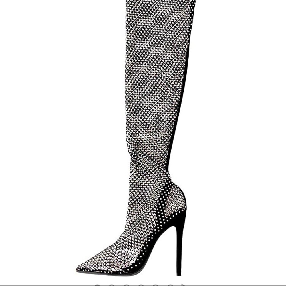 Sexy lace knee high heels!! Never worn! - Picture 9 of 10